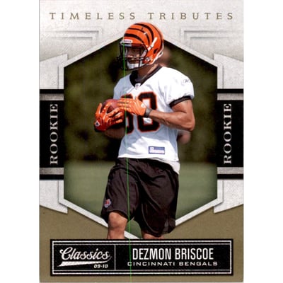 2010 Classics Timeless Tributes Gold #134 Dezmon Briscoe