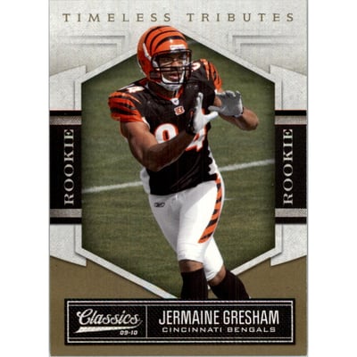 2010 Classics Timeless Tributes Gold #153 Jermaine Gresham