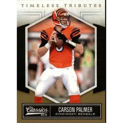 2010 Classics Timeless Tributes Gold #19 Carson Palmer