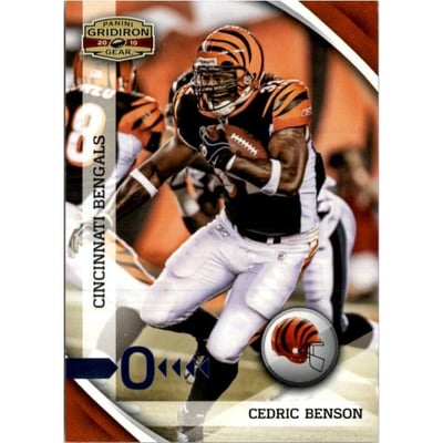 2010 Panini Gridiron Gear Platinum O's #30 Cedric Benson