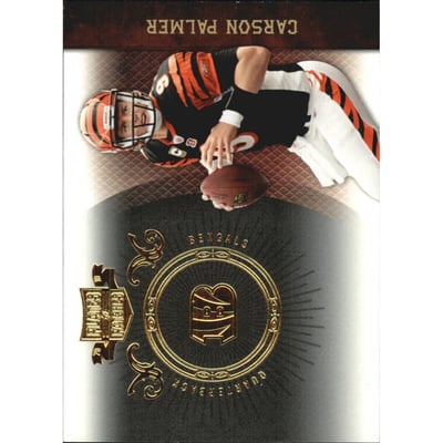 2010 Panini Plates and Patches Gold #19 Carson Palmer