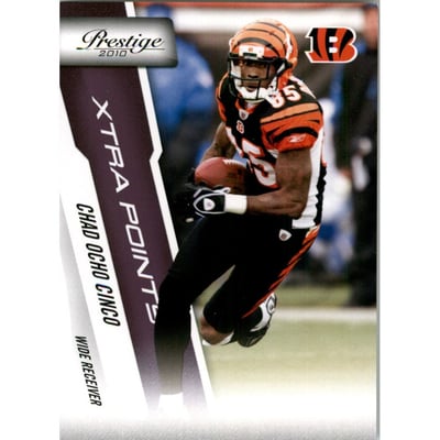 2010 Prestige Xtra Points Purple #43 Chad Ochocinco