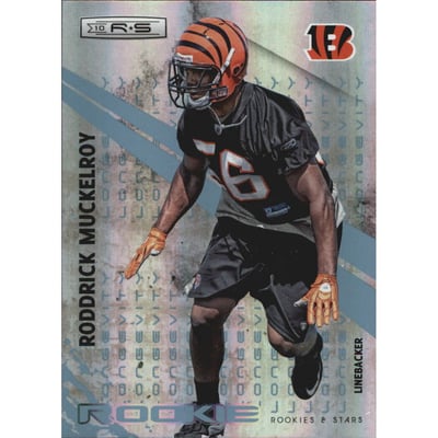 2010 Rookies and Stars Longevity Parallel Platinum #234 Roddrick Muckelroy