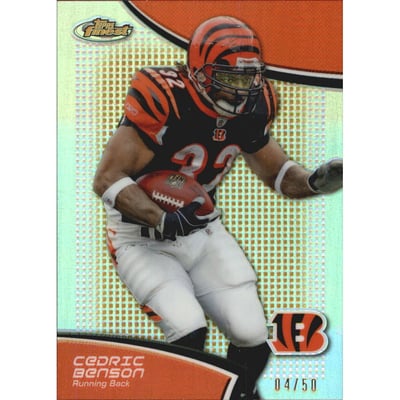 2011 Finest Gold Refractors #31 Cedric Benson