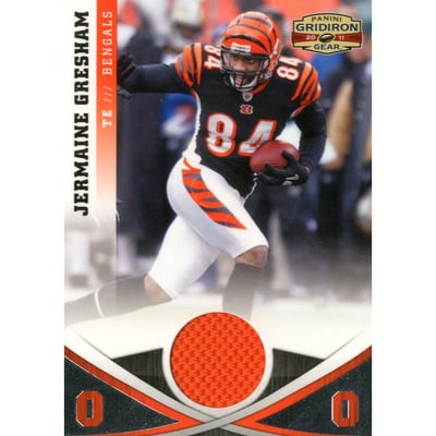 2011 Panini Gridiron Gear Jerseys O's #35 Jermaine Gresham/49
