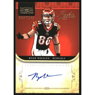 2011 Playoff National Treasures Century Gold Signature #282 Ryan Whalen/49
