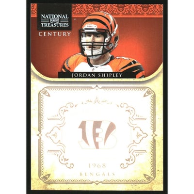 2011 Playoff National Treasures Century Silver #33 Jordan Shipley