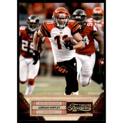 2011 Timeless Treasures Gold #13 Jordan Shipley