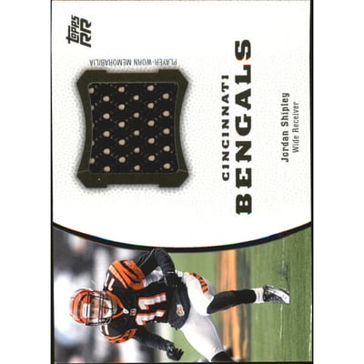 2011 Topps Rising Rookies Freshman Impressions Jerseys #FIRJS Jordan Shipley