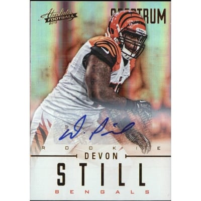 2012 Absolute Spectrum Gold Autographs #127 Devon Still/299