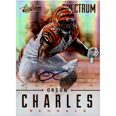 2012 Absolute Spectrum Gold Autographs #176 Orson Charles/299