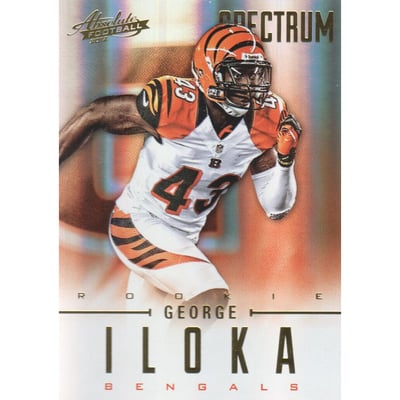 2012 Absolute Spectrum Gold #136 George Iloka