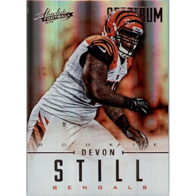 2012 Absolute Spectrum Silver #127 Devon Still