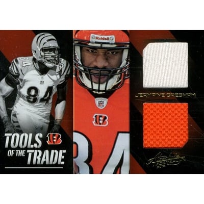 2012 Absolute Tools of the Trade Double Material Black #14 Jermaine Gresham/25