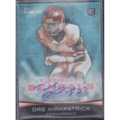 2012 Bowman Rookie Autographs #185 Dre Kirkpatrick EXCH