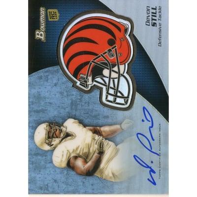 2012 Bowman Rookie Team Helmet Autographs #BCRADS Devon Still