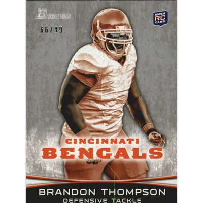 2012 Bowman Silver #188 Brandon Thompson