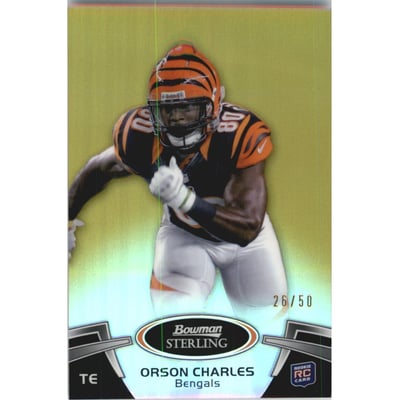 2012 Bowman Sterling Gold Refractors #9 Orson Charles