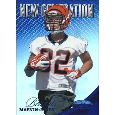 2012 Certified Mirror Blue #289 Marvin Jones