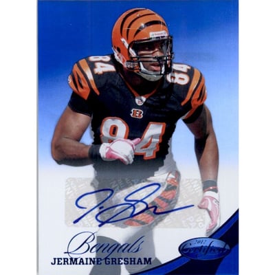 2012 Certified Mirror Blue Signatures #32 Jermaine Gresham/49