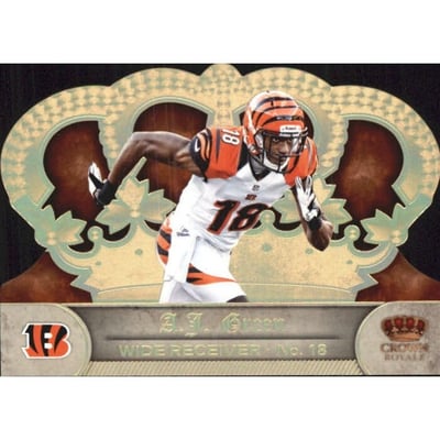 2012 Crown Royale Gold Holofoil #12 A.J. Green