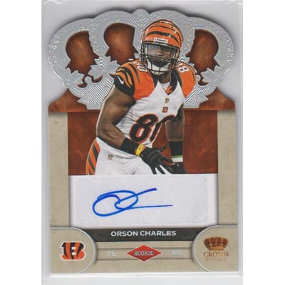 2012 Crown Royale Rookie Signatures Silver Holofoil #76 Orson Charles/149
