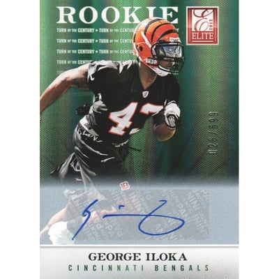 2012 Elite Turn of the Century Autographs #149 George Iloka/699