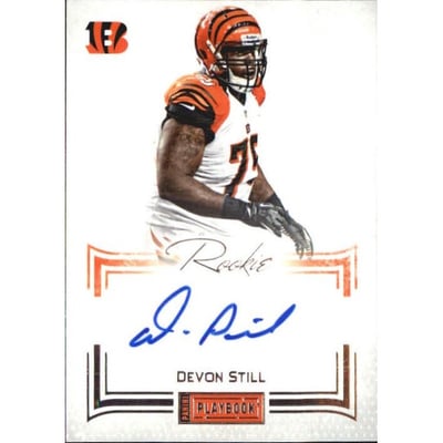 2012 Panini Playbook #105 Devon Still AU/140 RC