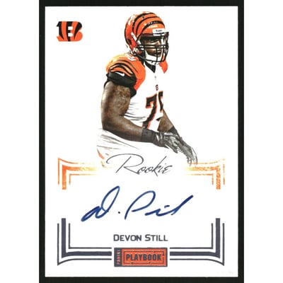 2012 Panini Playbook Platinum #105 Devon Still AU