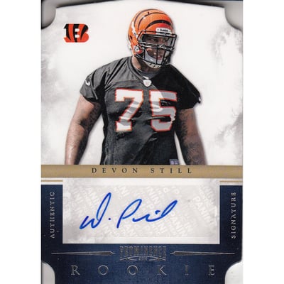 2012 Panini Prominence #180 Devon Still AU/286 RC