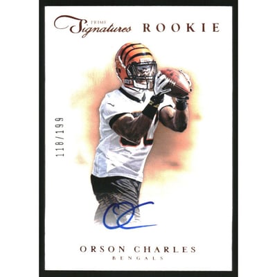 2012 Prime Signatures #215 Orson Charles AU/199 RC