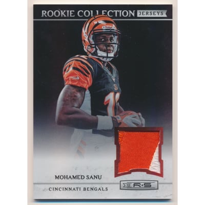 2012 Rookies and Stars Rookie Collection Jerseys Prime #6 Mohamed Sanu/49