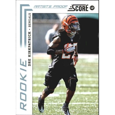 2012 Score Artist's Proof #329 Dre Kirkpatrick