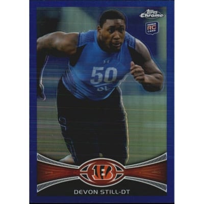 2012 Topps Chrome Blue Refractors #3 Devon Still