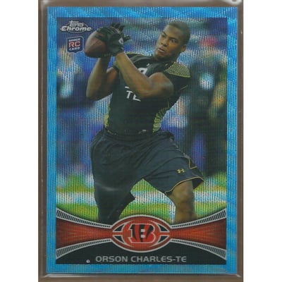 2012 Topps Chrome Blue Wave Refractors #BW89 Orson Charles