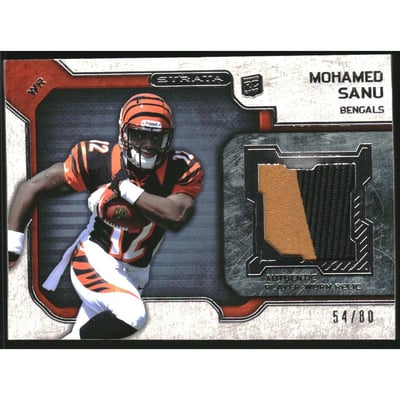 2012 Topps Strata Rookie Jerseys Patch #RRMS Mohamed Sanu