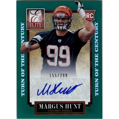 2013 Elite Turn of the Century Autographs #162 Margus Hunt/299