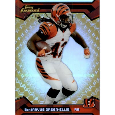 2013 Finest Gold Refractors #58 BenJarvus Green-Ellis
