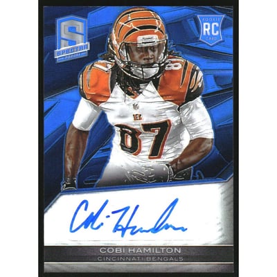 2013 Panini Spectra Blue #121 Cobi Hamilton AU/99