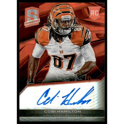 2013 Panini Spectra Red #121 Cobi Hamilton AU