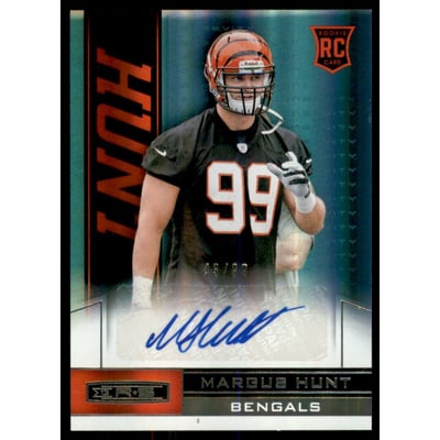 2013 Rookies and Stars Rookie Autographs Longevity Holofoil #162 Margus Hunt
