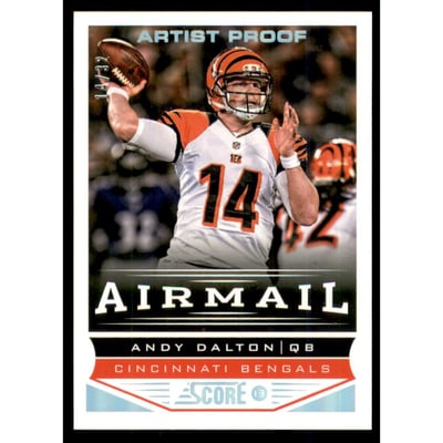 2013 Score Artist's Proof #227 Andy Dalton AM