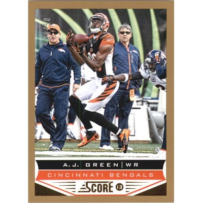2013 Score Gold Zone #41 A.J. Green