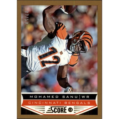 2013 Score Gold Zone #43 Mohamed Sanu