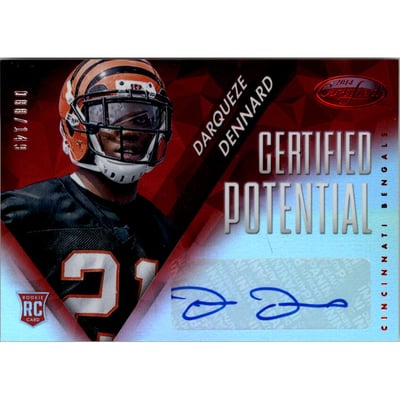 2014 Certified Potential Autographs Mirror Red #PDD Darqueze Dennard/149