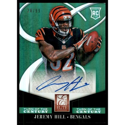 2014 Elite Turn of the Century Autographs #147 Jeremy Hill