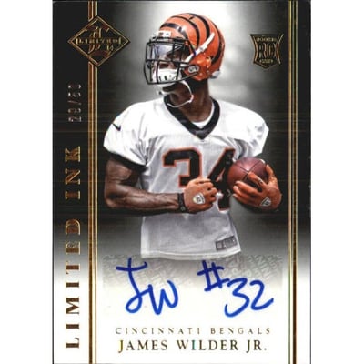 2014 Limited INK Autographs #21 James Wilder Jr./50