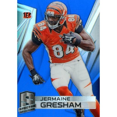 2014 Panini Spectra Prizms Blue #12 Jermaine Gresham