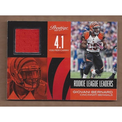 2014 Prestige Rookie League Leader Jerseys #8 Giovani Bernard/99