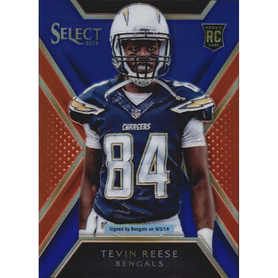 2014 Select Prizm Blue #175 Tevin Reese
